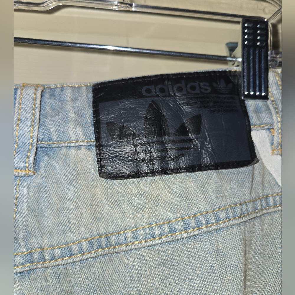 NWT Adidas Originals 2-in-1 Denim Skirt - Picture 14 of 16